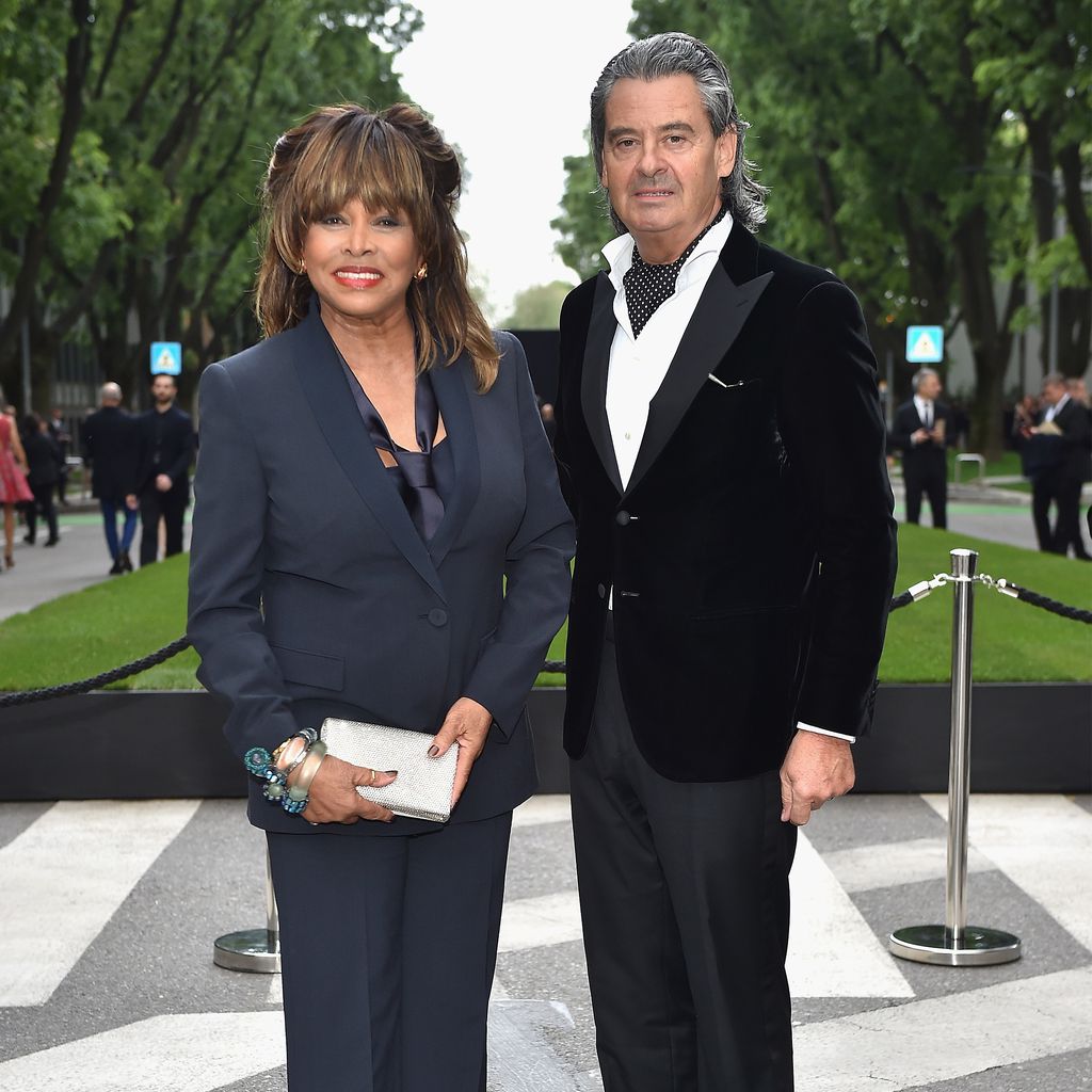 Tina Turner und Erwin Bach im April 2015