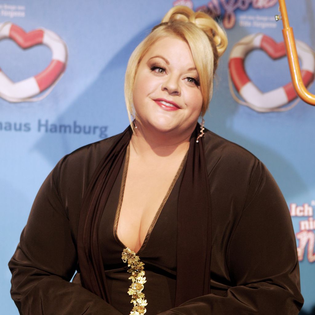 Tine Wittler bei einer Musical-Premiere in Hamburg