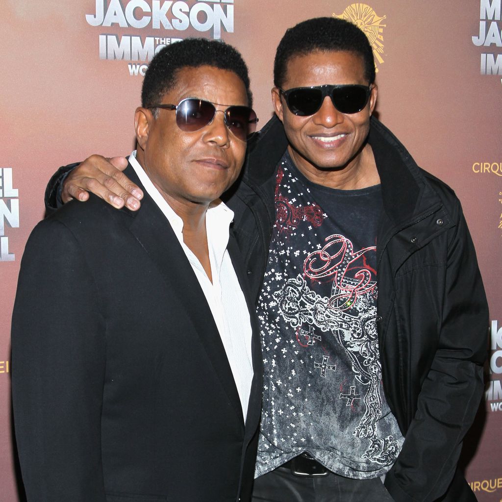 Tito und Jackie Jackson bei einer Premiere