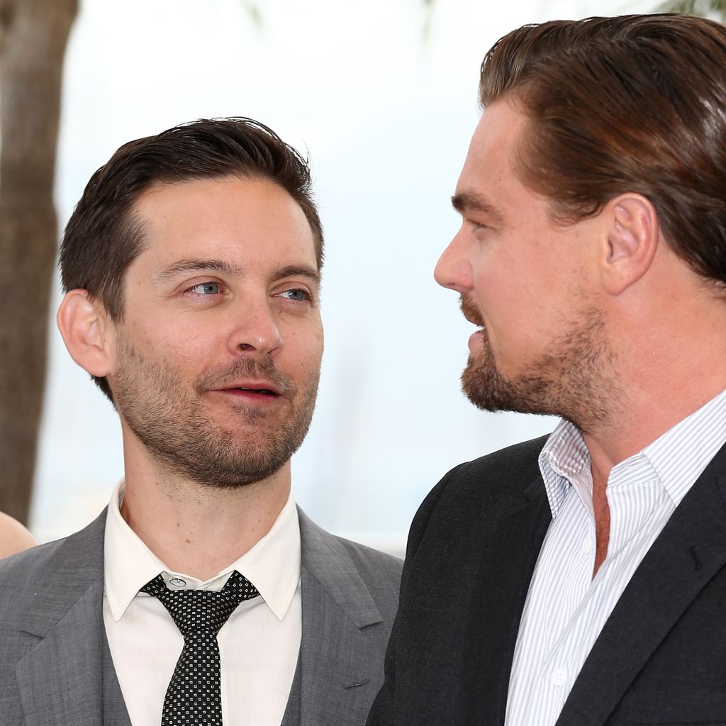 Tobey Maguire und Leonardo DiCaprio beim Photocall von "The Great Gatsby" im Cannes, Mai 2013
