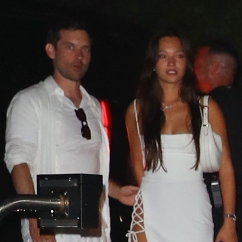 Tobey Maguire und Lily Chee, 2024