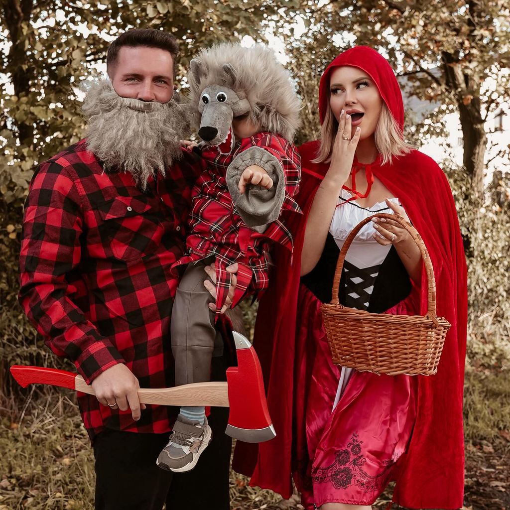 Tobi, Lyan und Maren Wolf an Halloween 2023