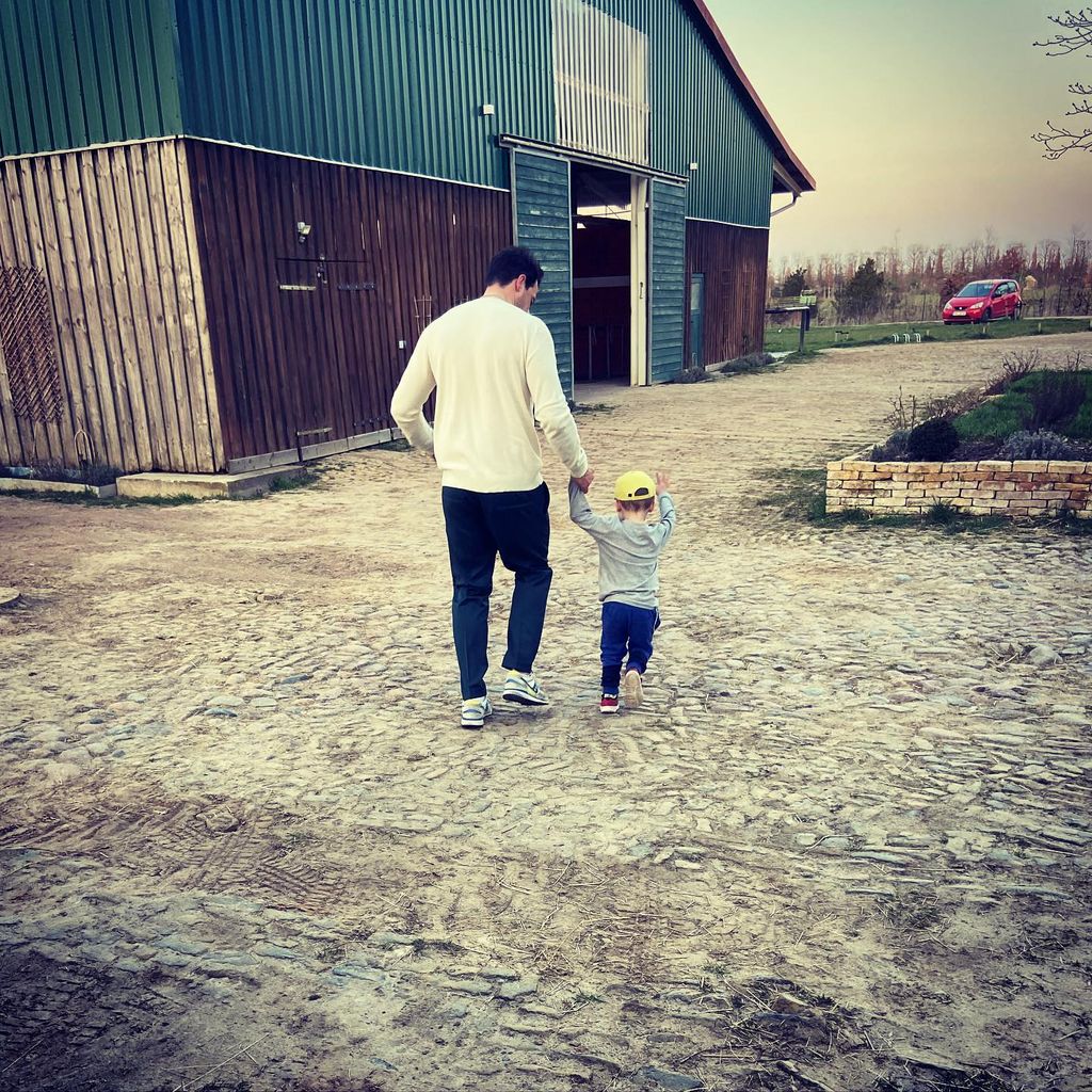 Tobias Licht und sein Sohn