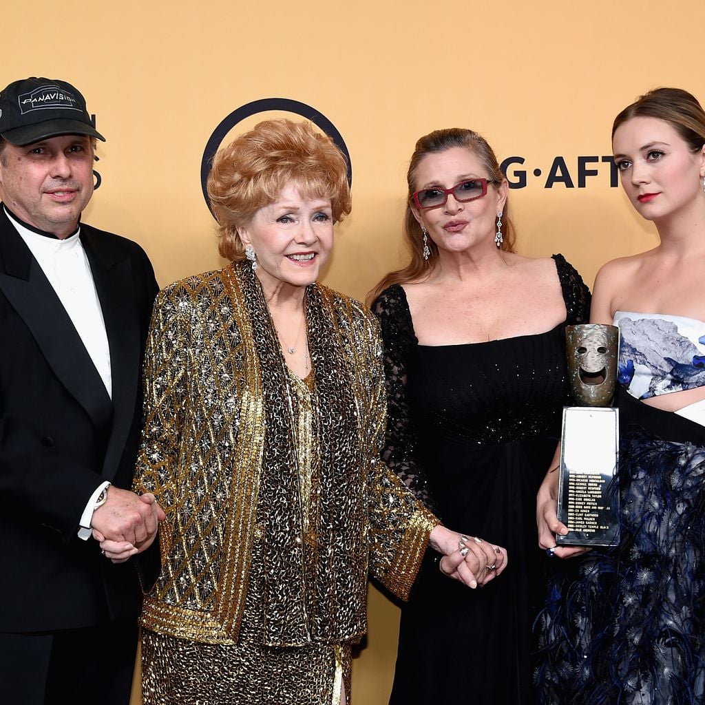 Todd Fisher, Debbie Reynolds, Carrie Fisher und Billie Lourd