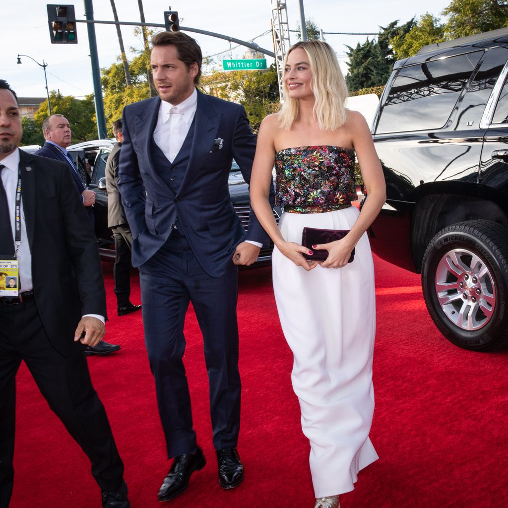 Tom Ackerley und Margot Robbie bei den Golden Globes 2020