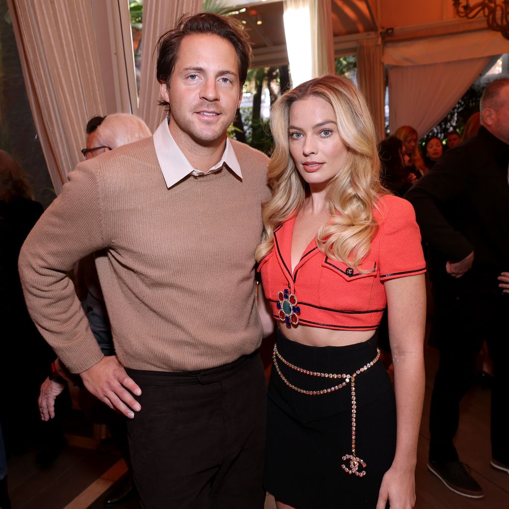 Tom Ackerley und Margot Robbie im Januar 2024