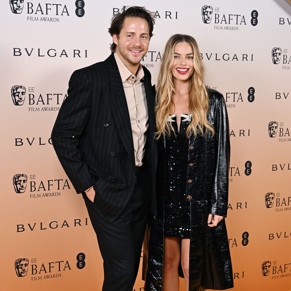 Tom Ackerley und Margot Robbie in London, Februar 2024
