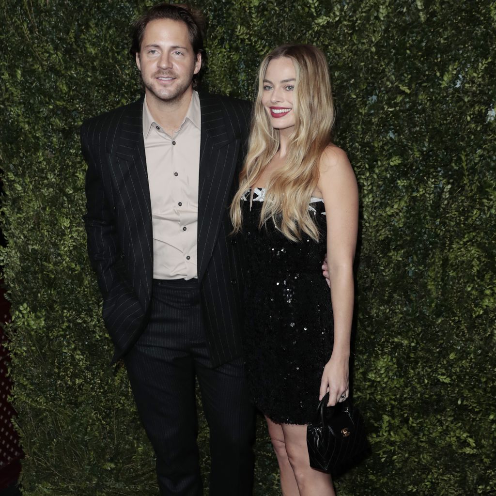 Tom Ackerley und Margot Robbie, Februar 2024