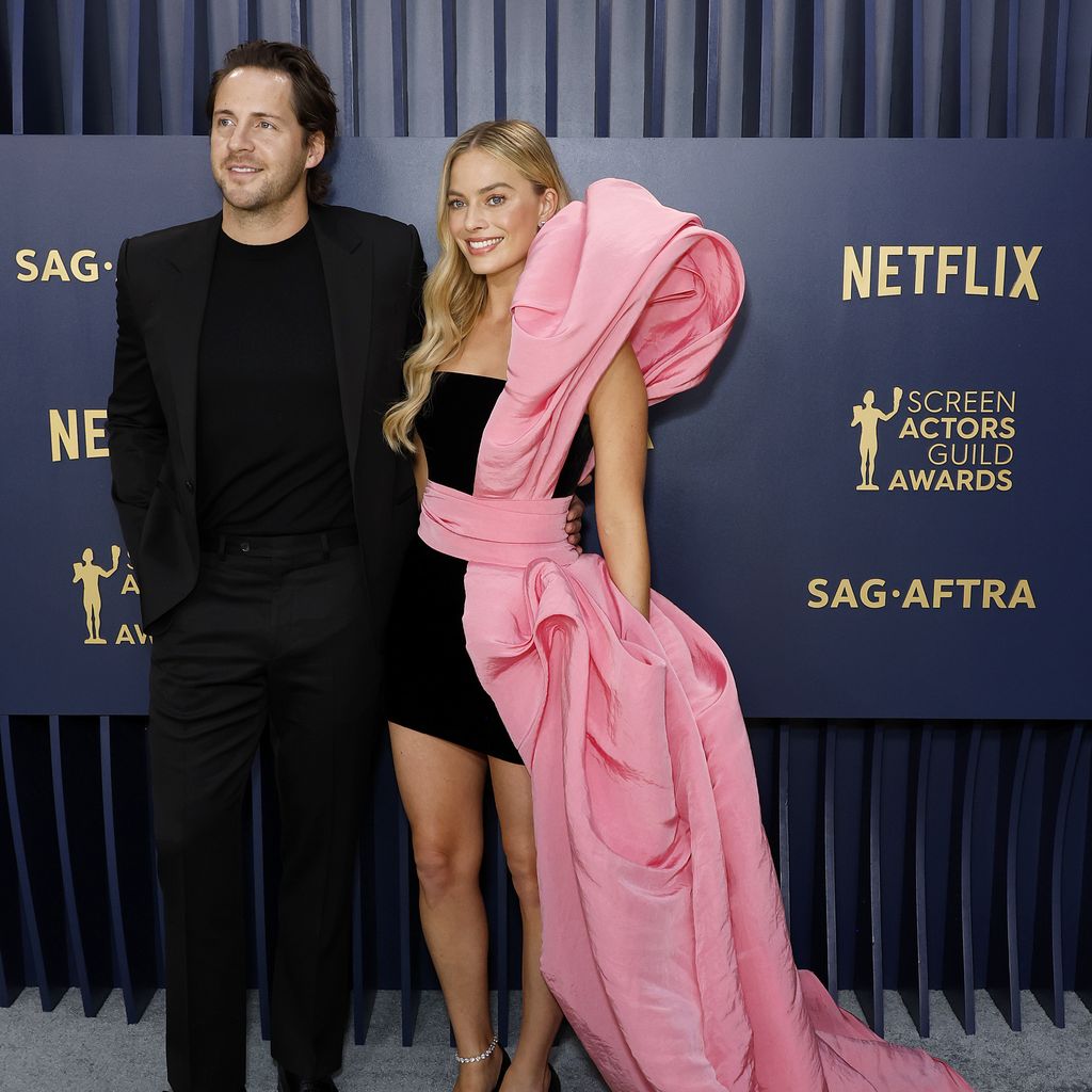 Tom Ackerley und Margot Robbie im Februar 2024