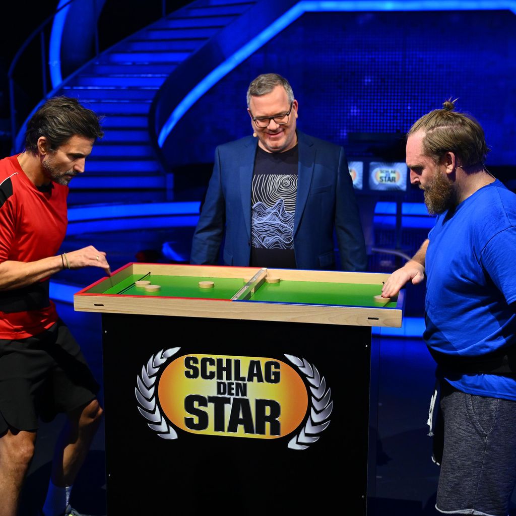 Tom Beck, Elton und Axel Stein bei "Schlag den Star"