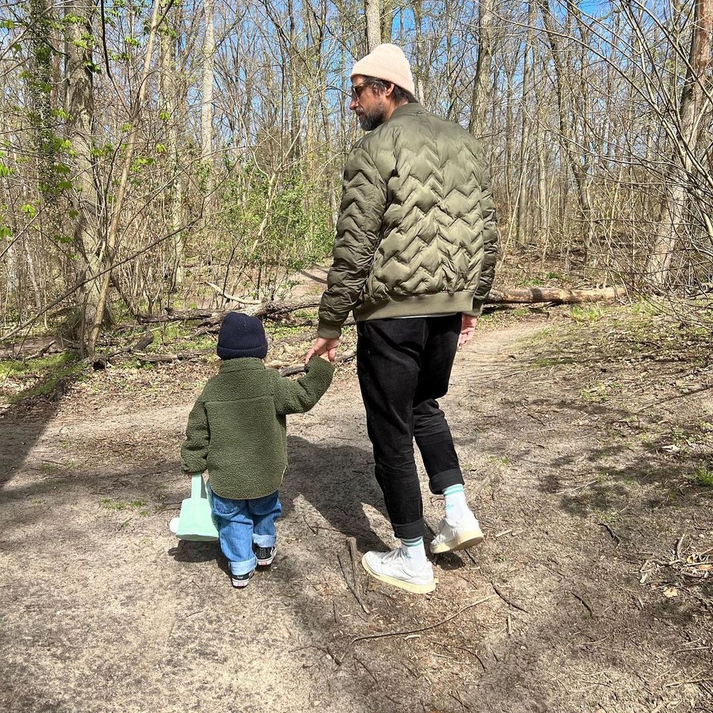 Tom Beck mit seinem Sohn