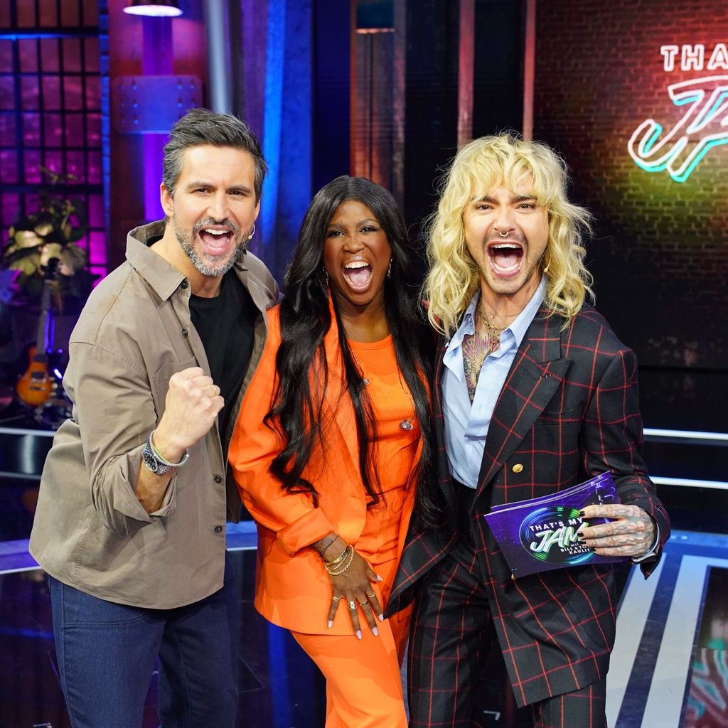 Tom Beck, Motsi Mabuse und Bill Kaulitz bei "That's My Jam"