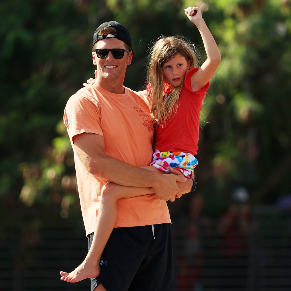Tom Brady und Tochter Vivian, 2021