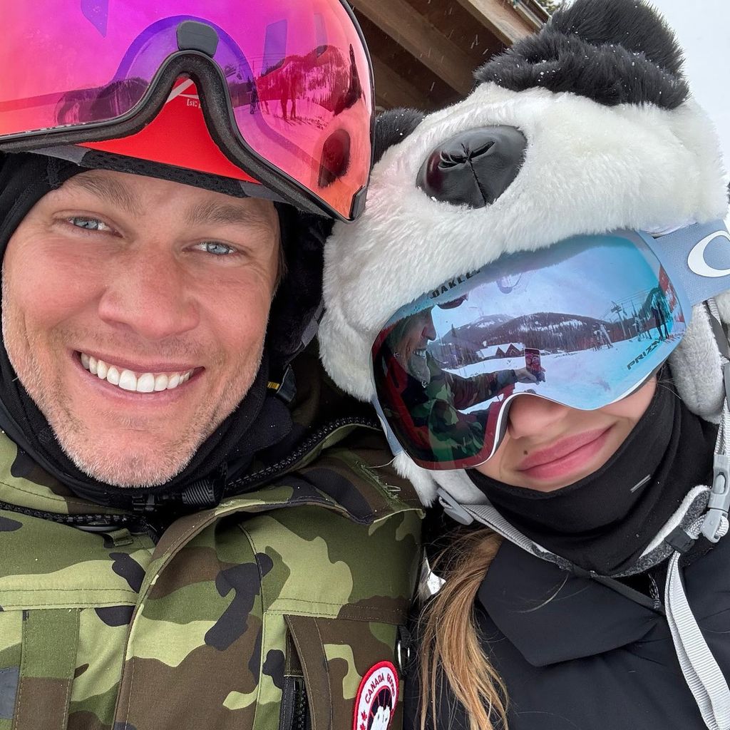 Tom Brady mit seiner Tochter Vivian Lake, März 2024