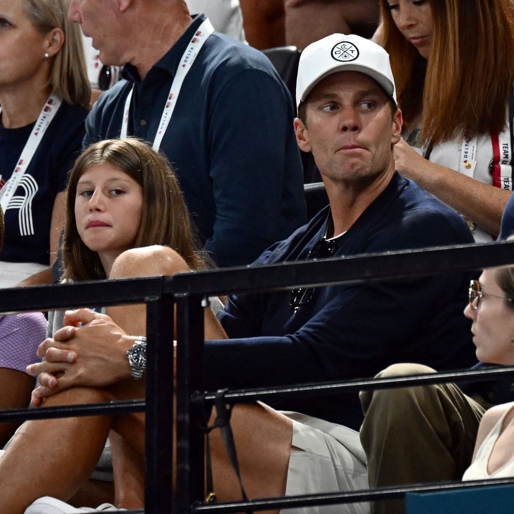 Tom Brady und seine Tochter Vivian bei den Olympischen Spielen in Paris