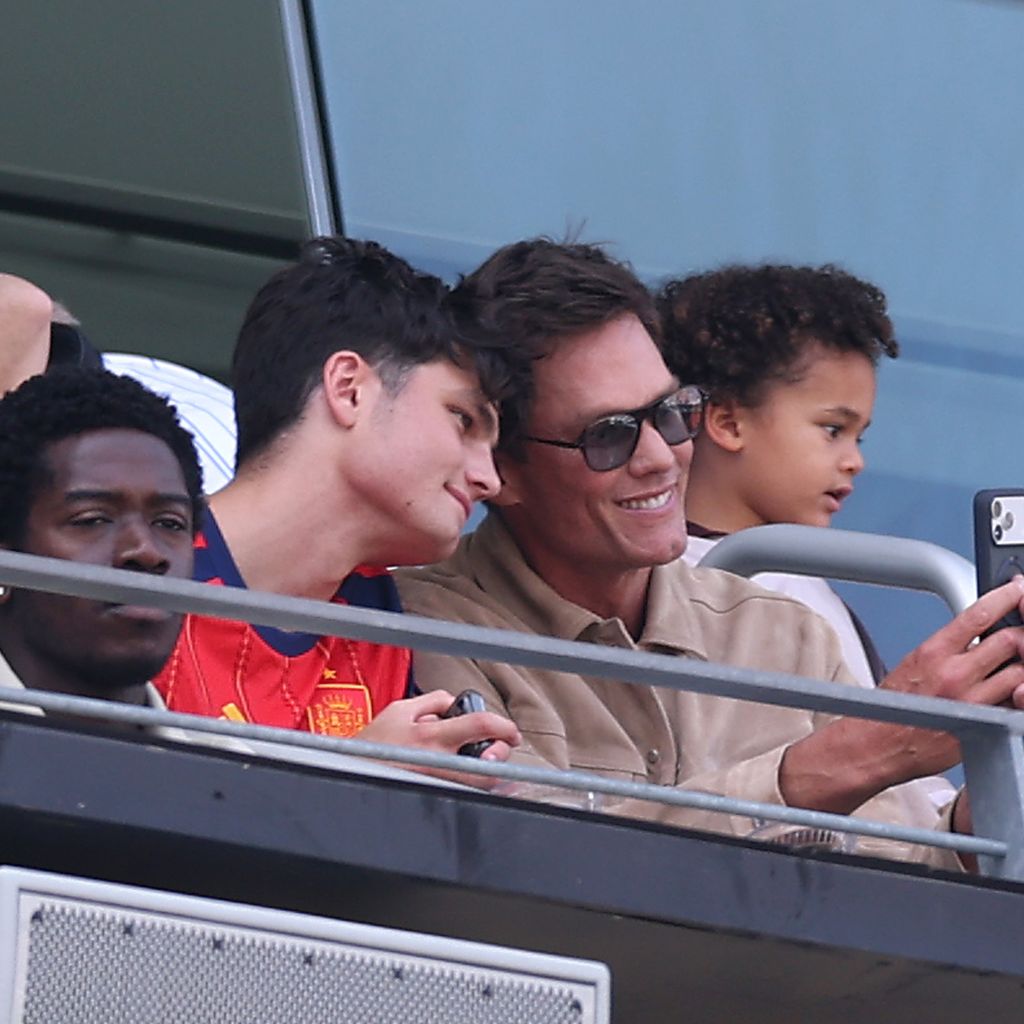 Tom Brady beim WM-Finale 2026 zwischen Spanien und Argentinien im New York New Jersey Stadium