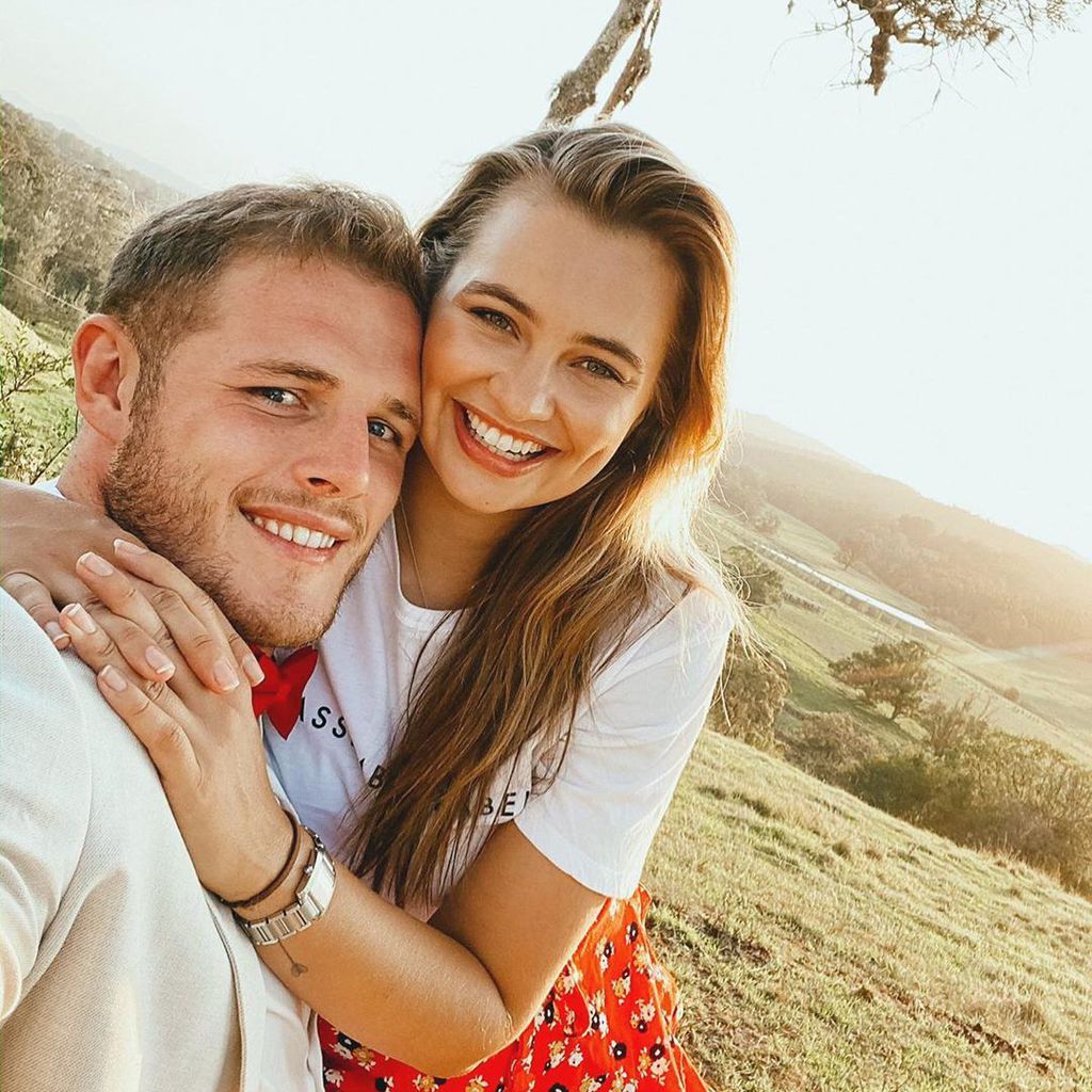 Tom Burgess und Tahlia Giumelli im Januar 2020