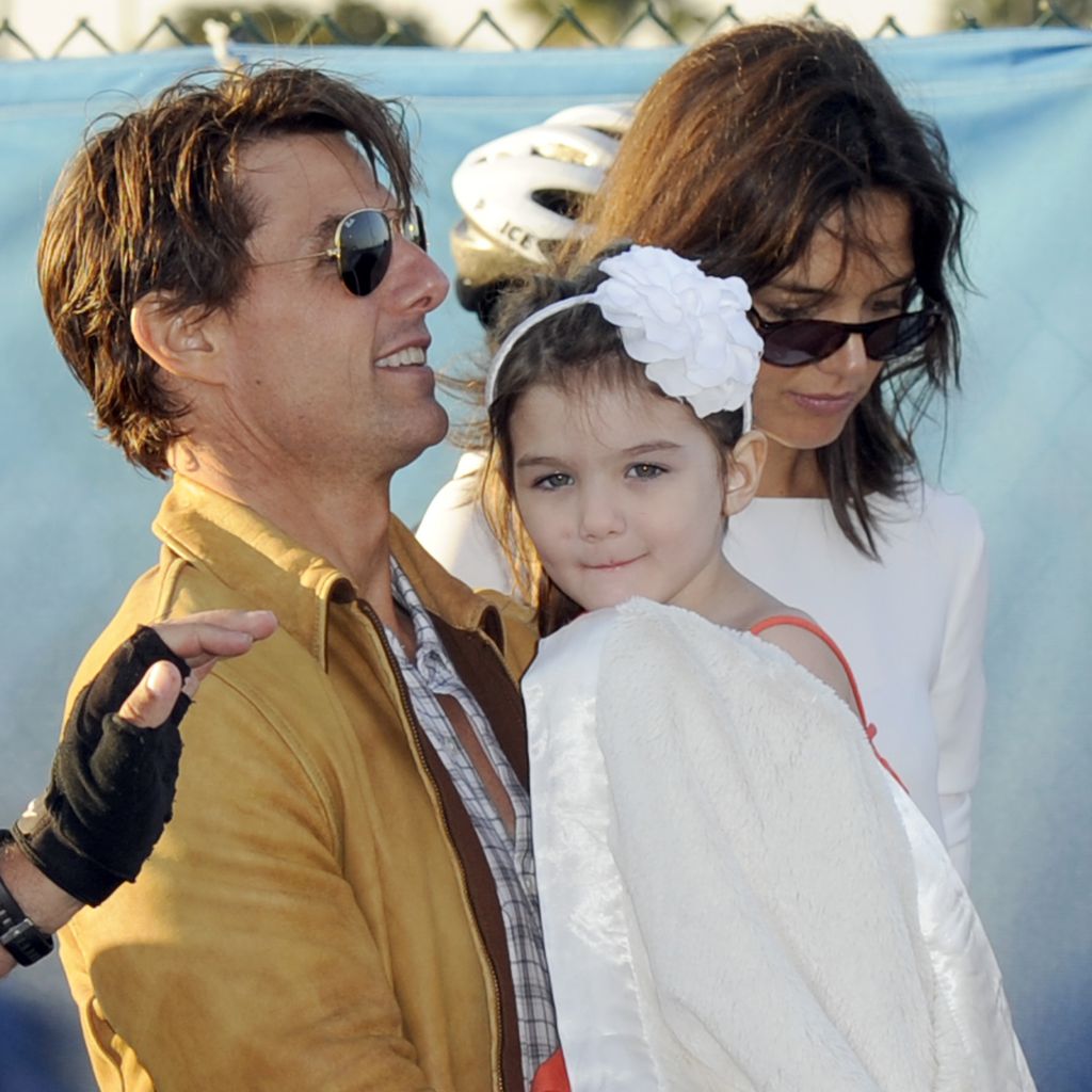 Tom Cruise mit seiner Tochter Suri, 2010