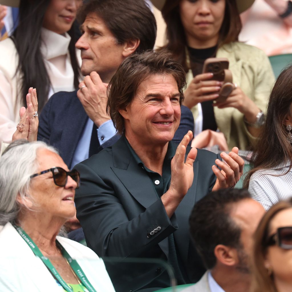 Tom Cruise bei der Wimbledon Tennis Championship im Juli 2024