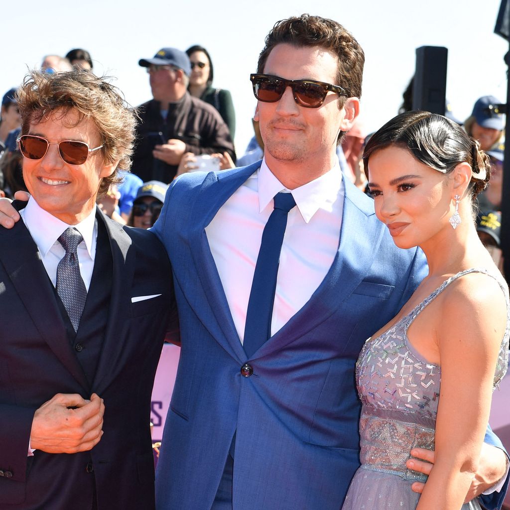 Tom Cruise, Miles Teller und Keleigh Sperry