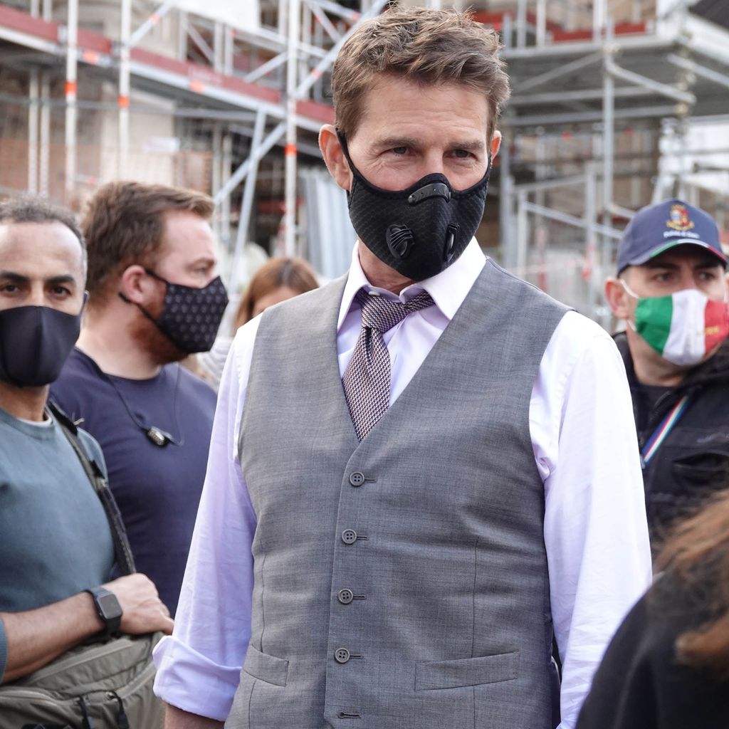 Tom Cruise beim Dreh von "Mission: Impossible 7" in Rom im Oktober 2020