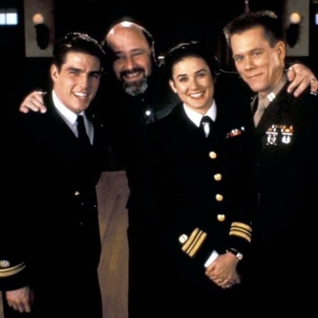 Tom Cruise, Rob Reiner, Demi Moore und Kevin Bacon