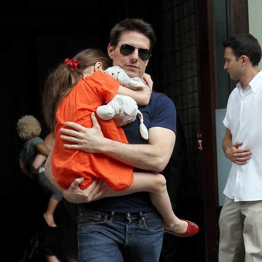 Tom Cruise mit Töchterchen Suri, Juli 2012