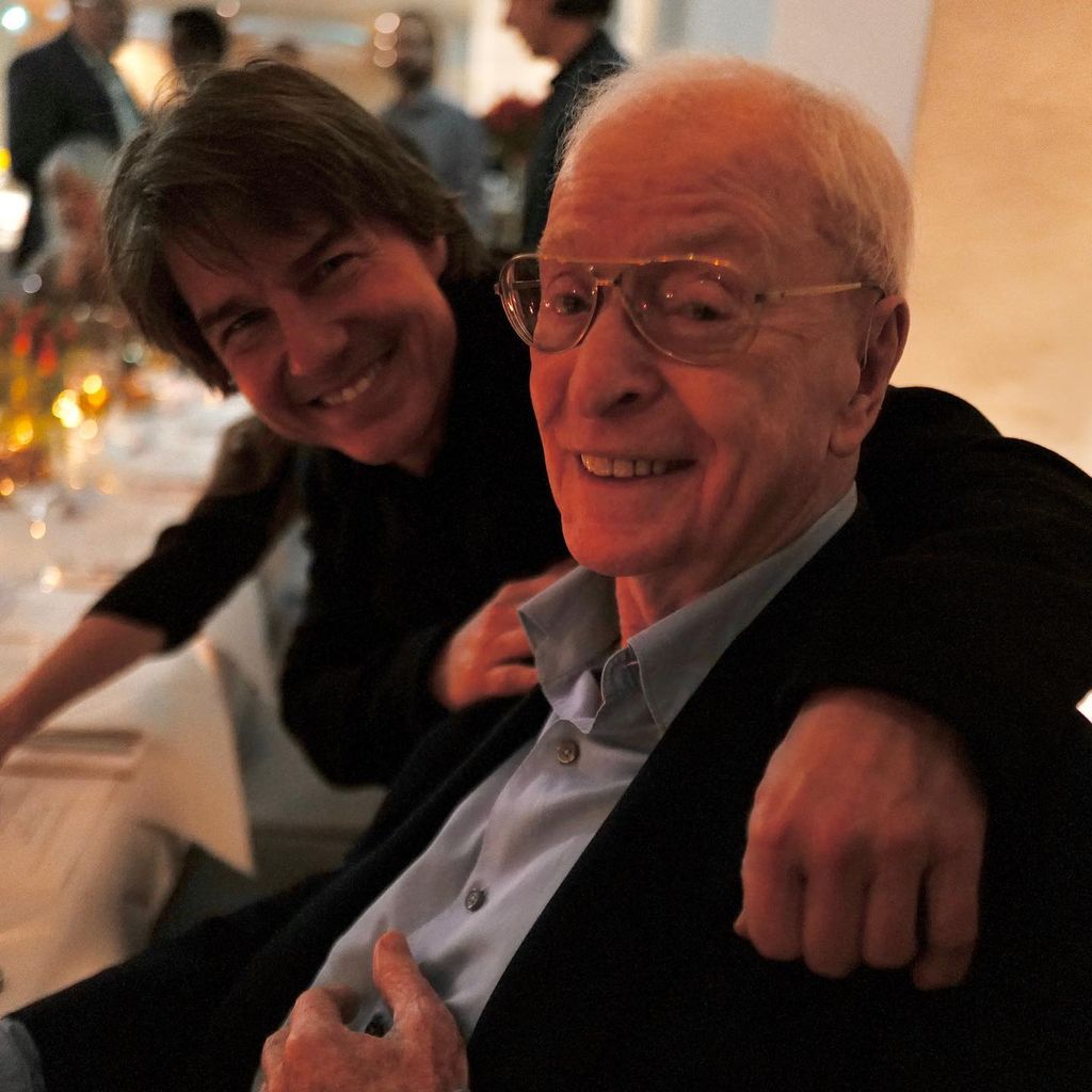Tom Cruise und Michael Caine im März 2023