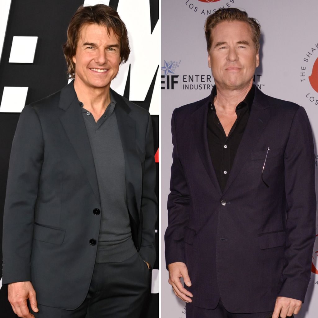 Tom Cruise und Val Kilmer, Schauspieler