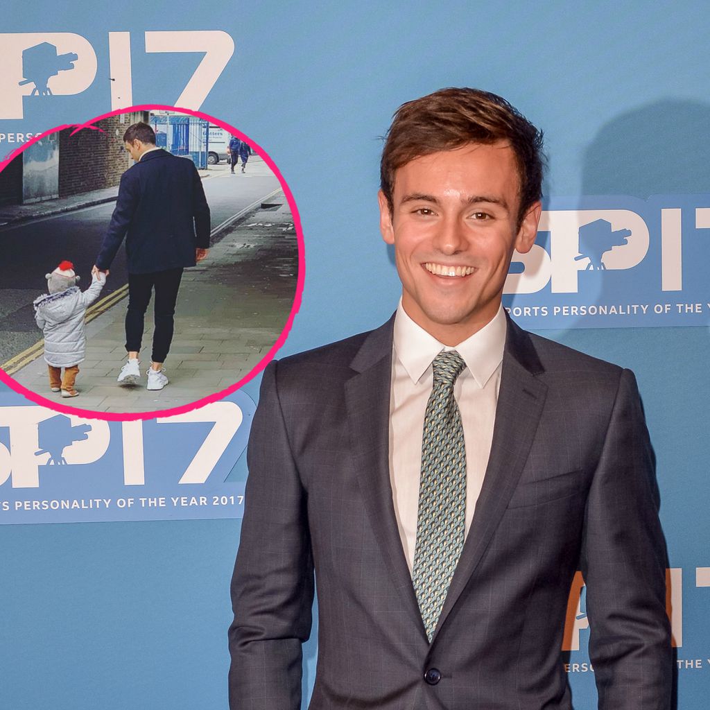 Tom Daley und sein Sohn Robert Ray