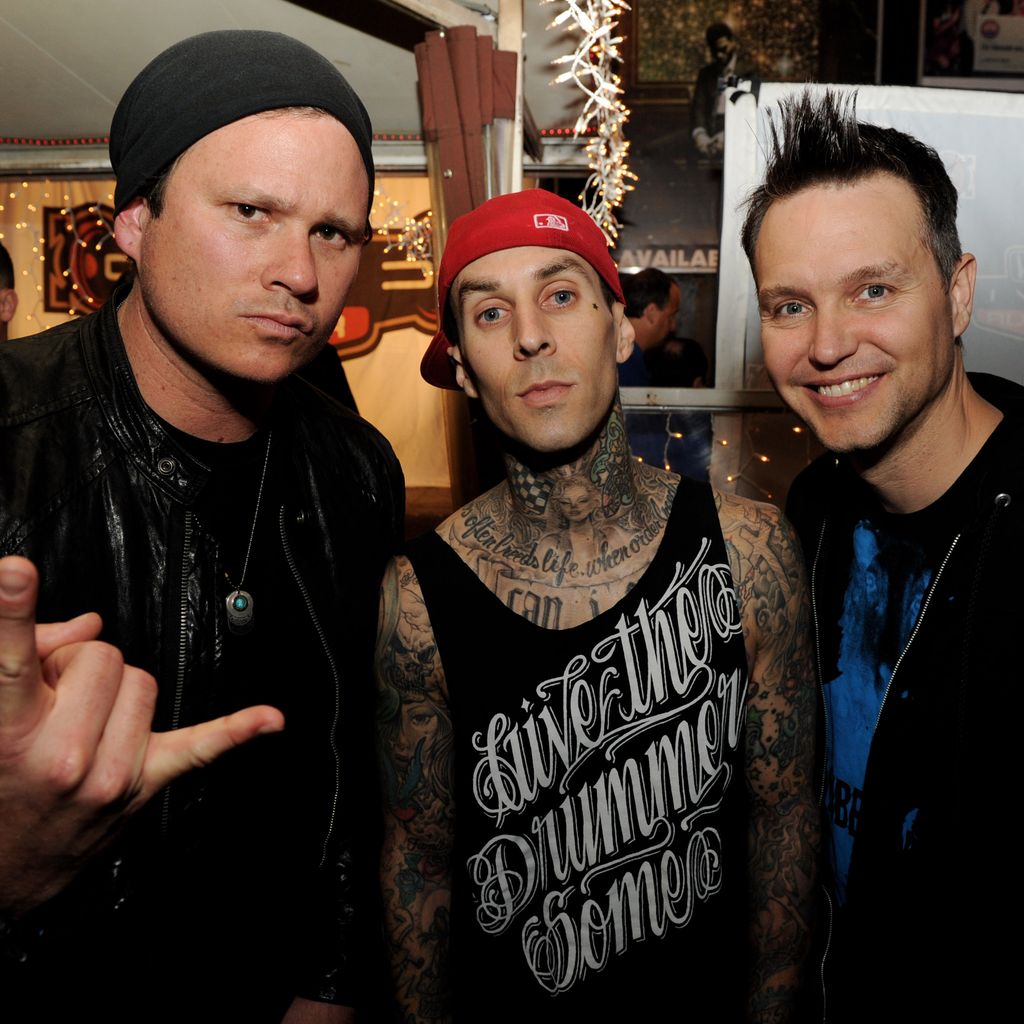 Tom DeLonge, Travis Barker und Mark Hoppus von Blink182