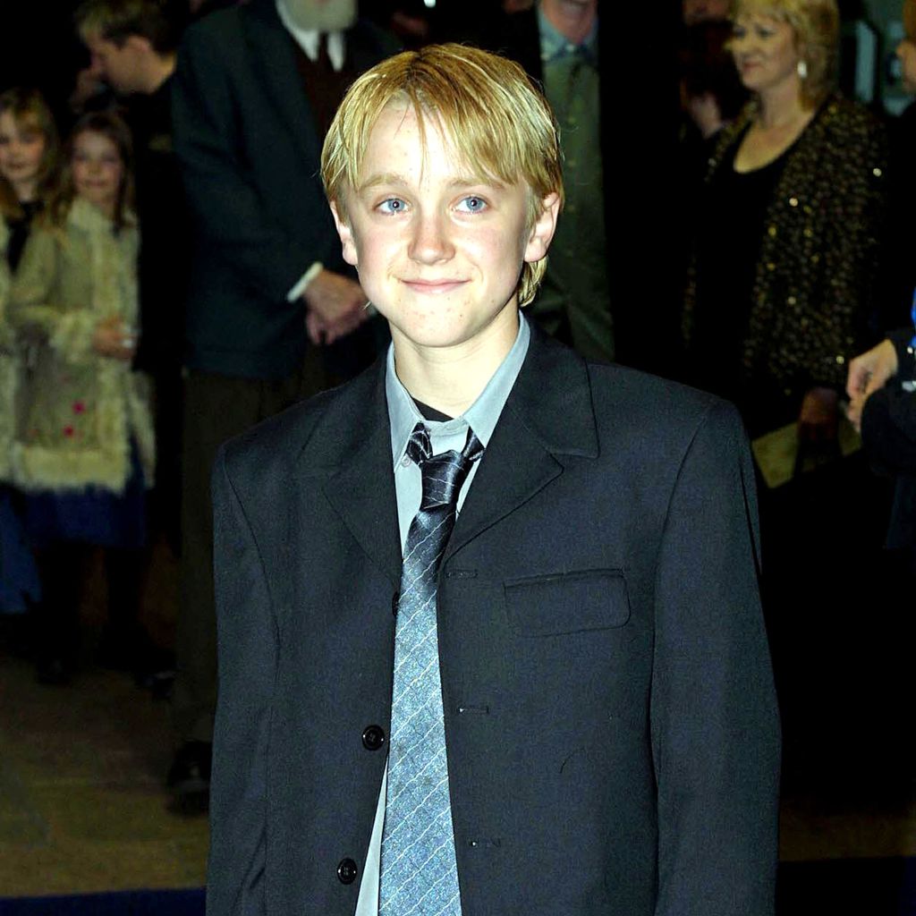 Tom Felton 2001 bei der "Harry Potter"-Premiere