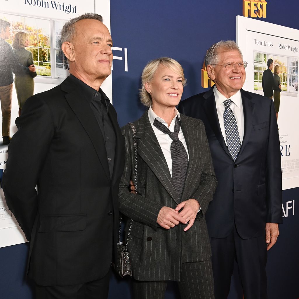 Tom Hanks, Robin Wright und Robert Zemeckis im Oktober 2024