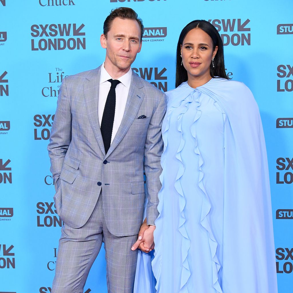 Schauspielerpaar Tom Hiddleston und Zawe Ashton, Juni 2025