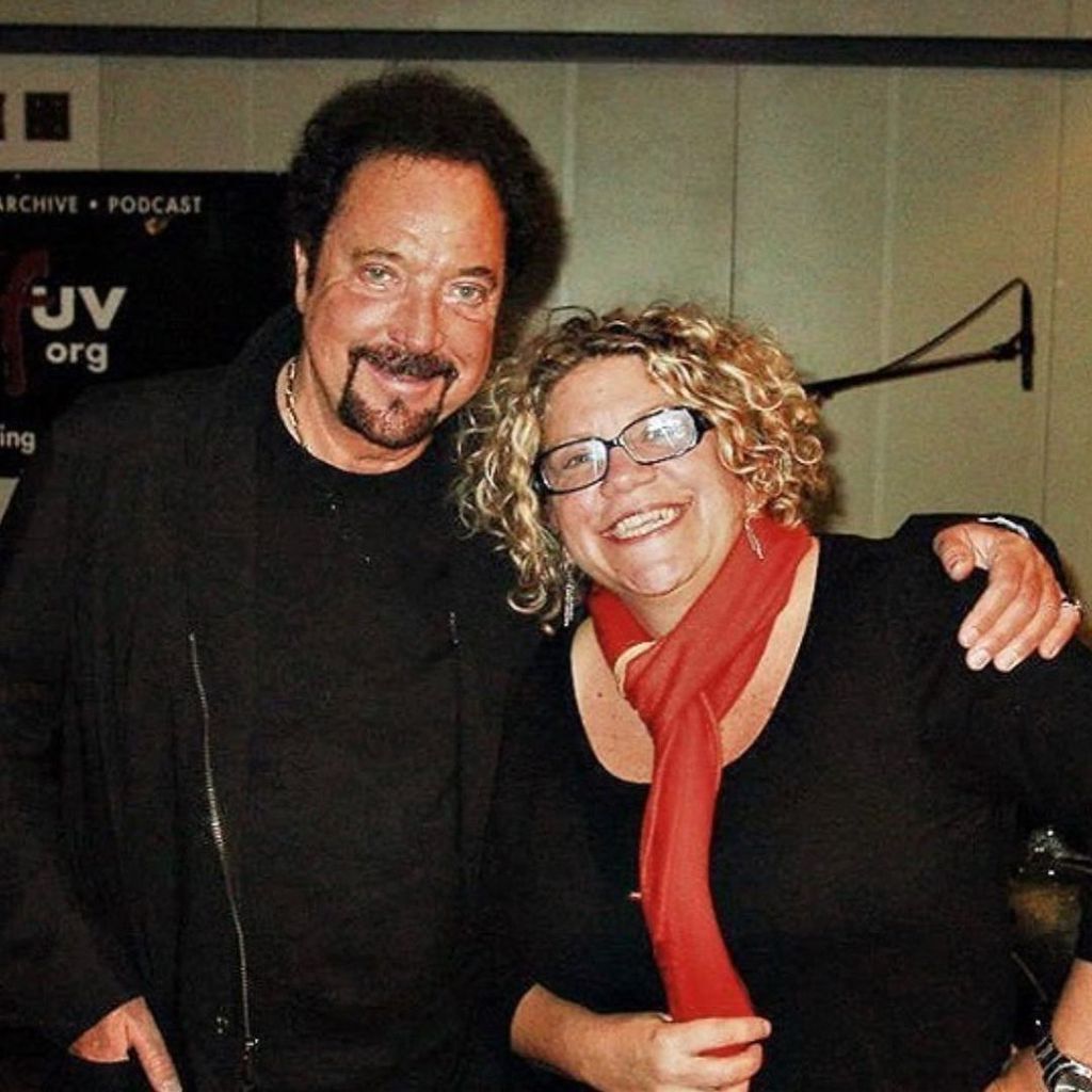 Sänger Tom Jones und Radiomoderatorin Rita Houston