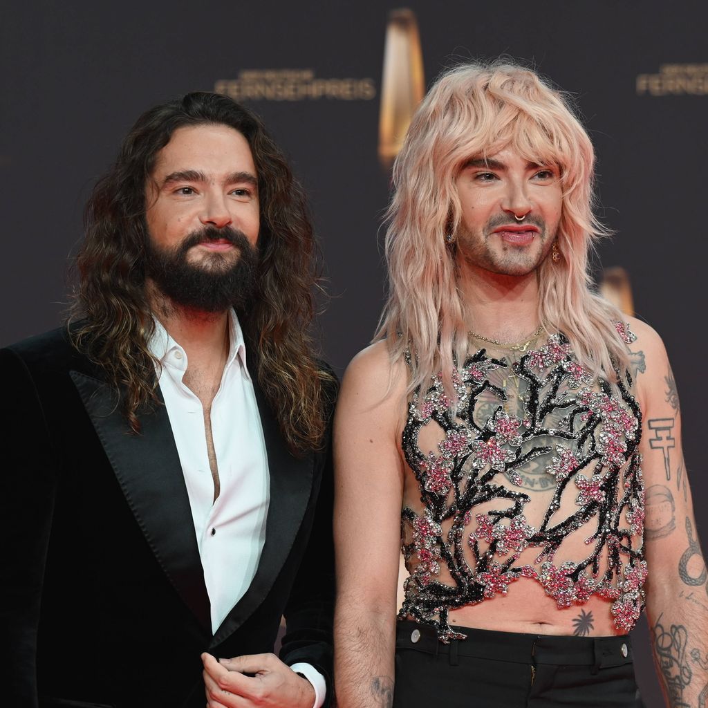 Tom Kaulitz und Bill Kaulitz beim Deutschen Fernsehpreis in Köln