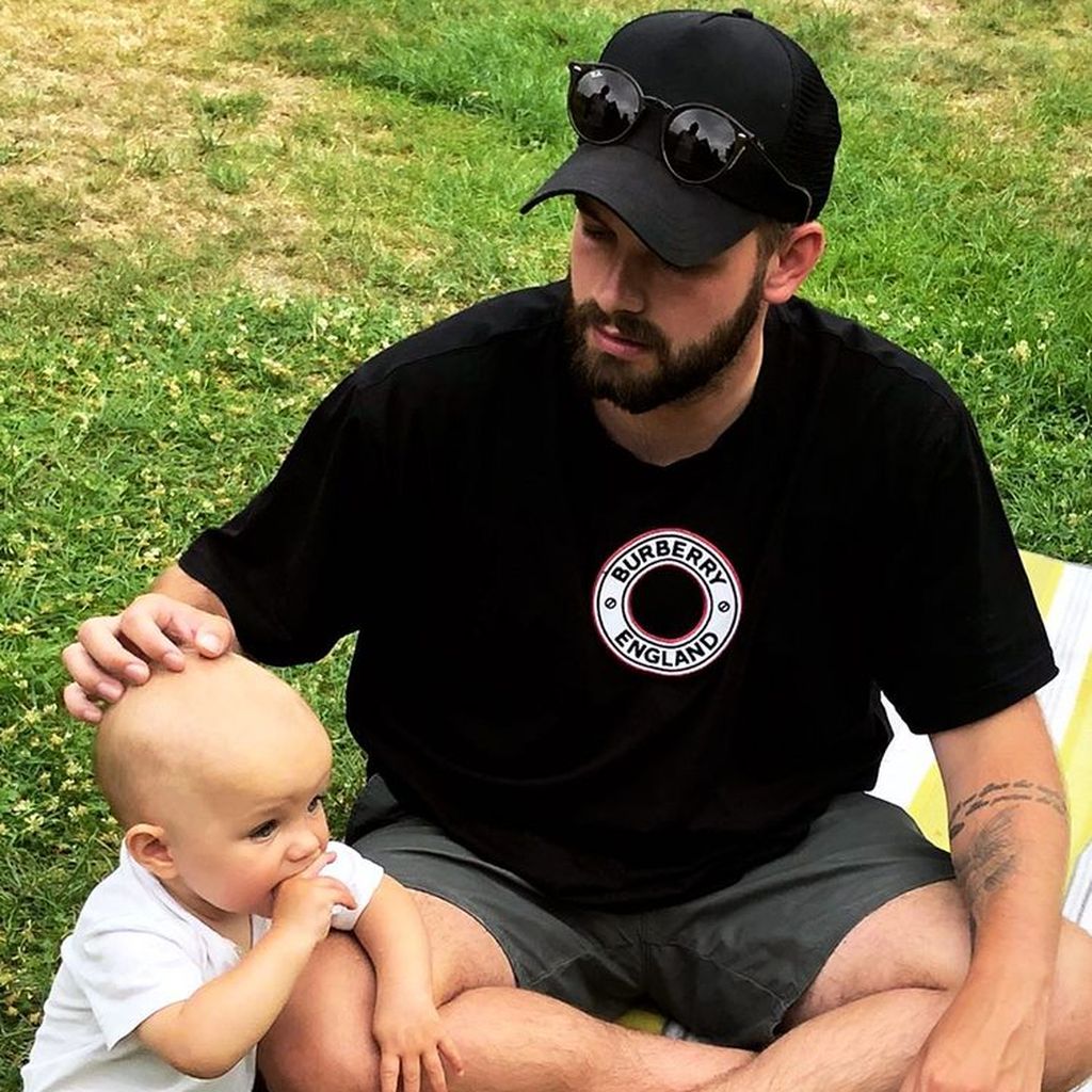 Tom Mann und sein Sohn Bowie im Juli 2022