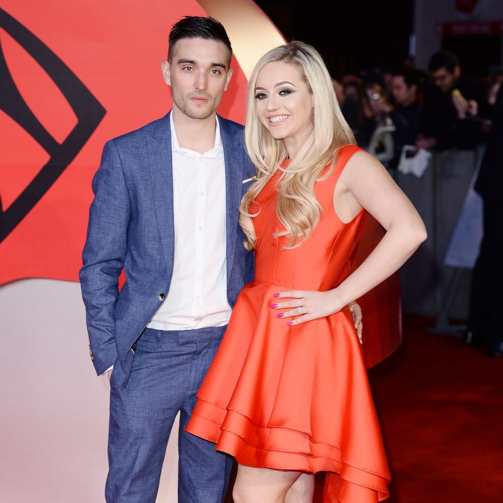 Tom Parker mit seiner Frau Kelsey