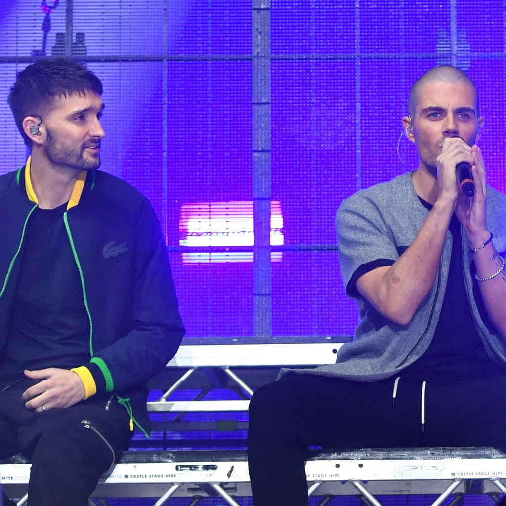 Tom Parker und Max George in der Resorts World Arena 2021