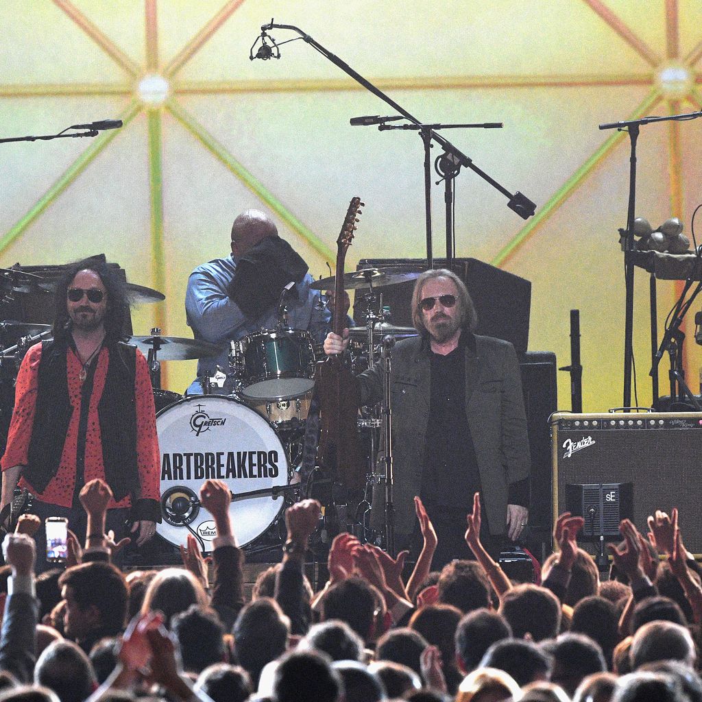 Tom Petty mit seiner Band
