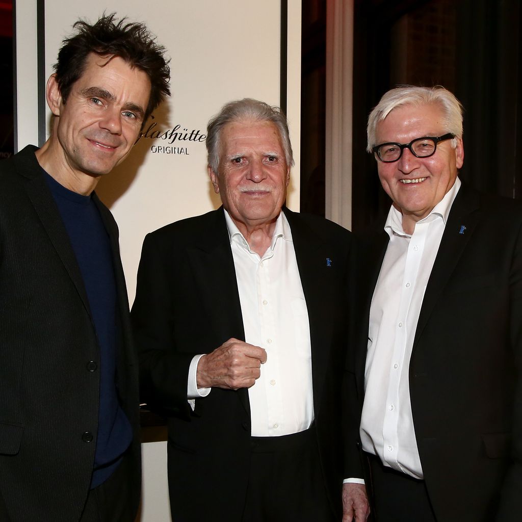 Tom Tykwer, Michael Ballhaus und Frank-Walter Steinmeier