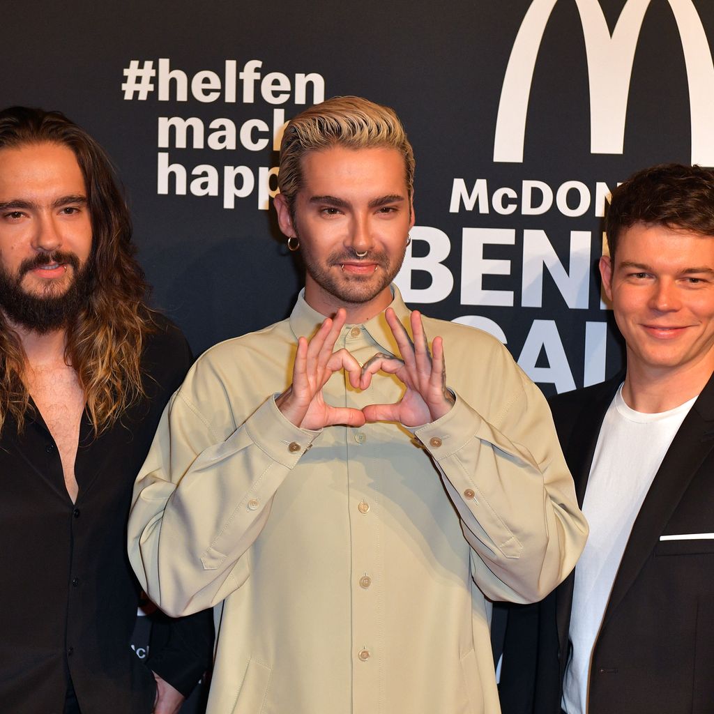 Tom und Bill Kaulitz mit Georg Listing