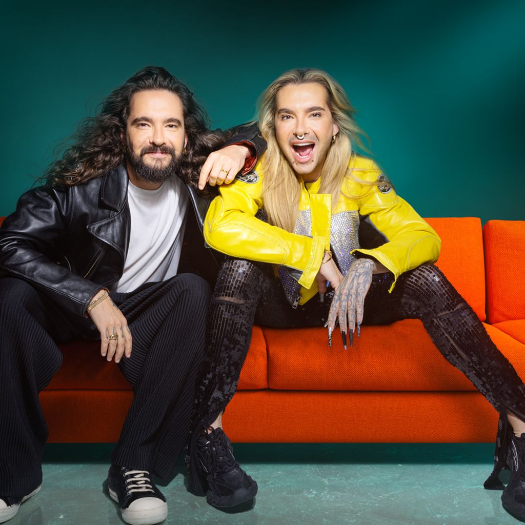 Tom und Bill Kaulitz posieren