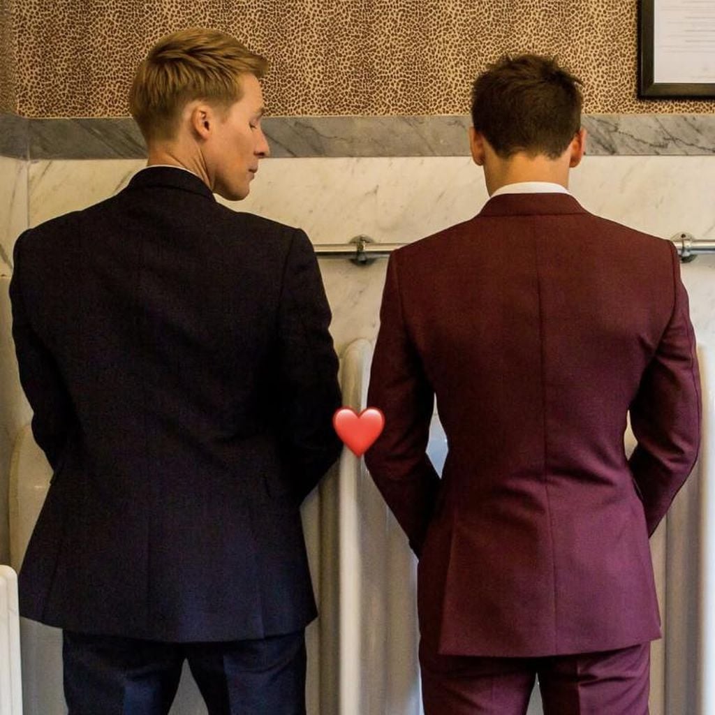Tom und Dustin an ihrer Hochzeit