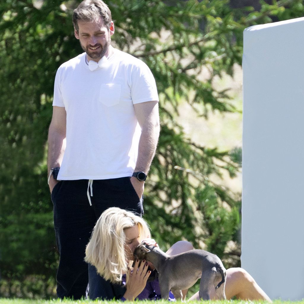 Tomaso Trussardi und Michelle Hunziker im April 2022