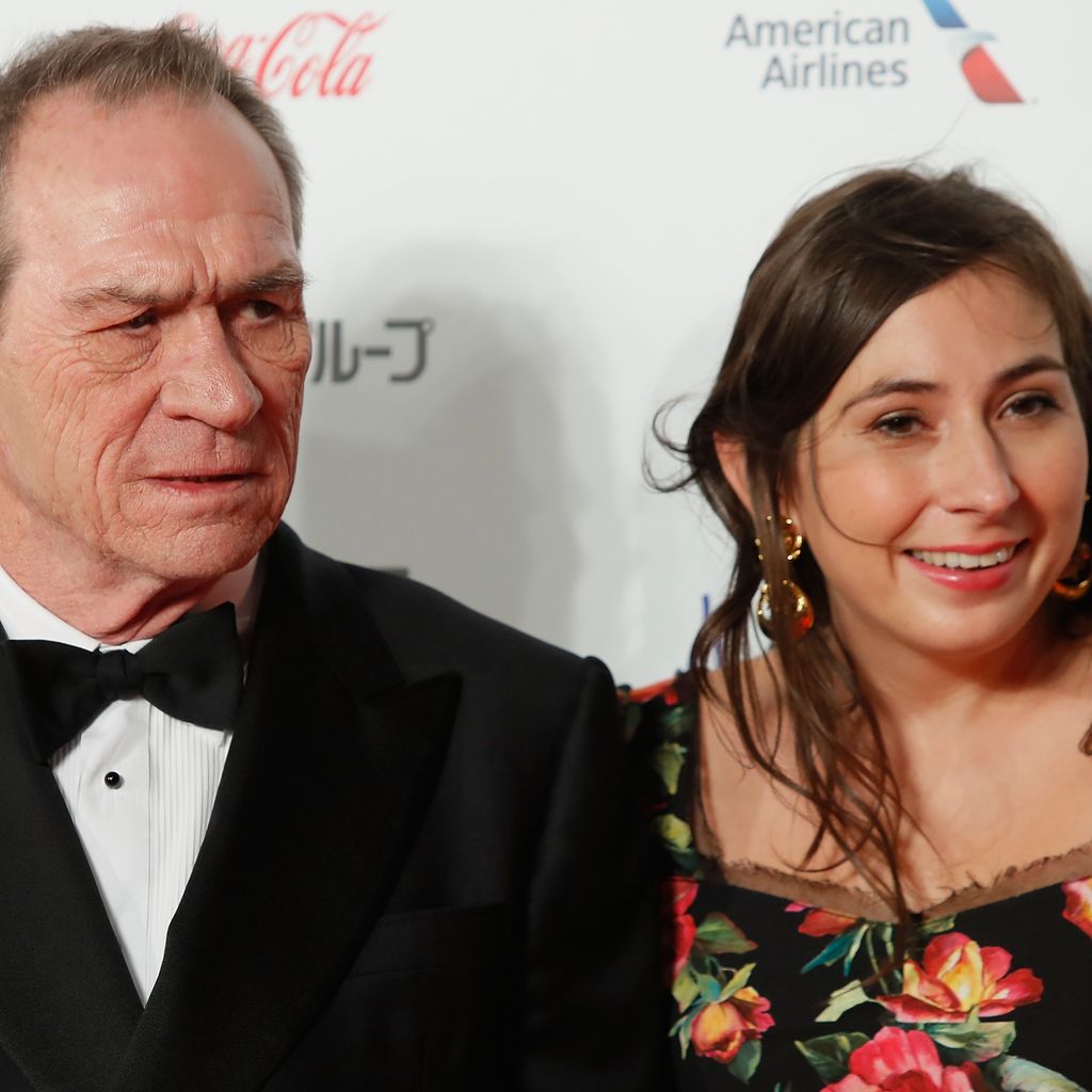 Tommy Lee Jones und seine Tochter Victoria Jones im Jahr 2017