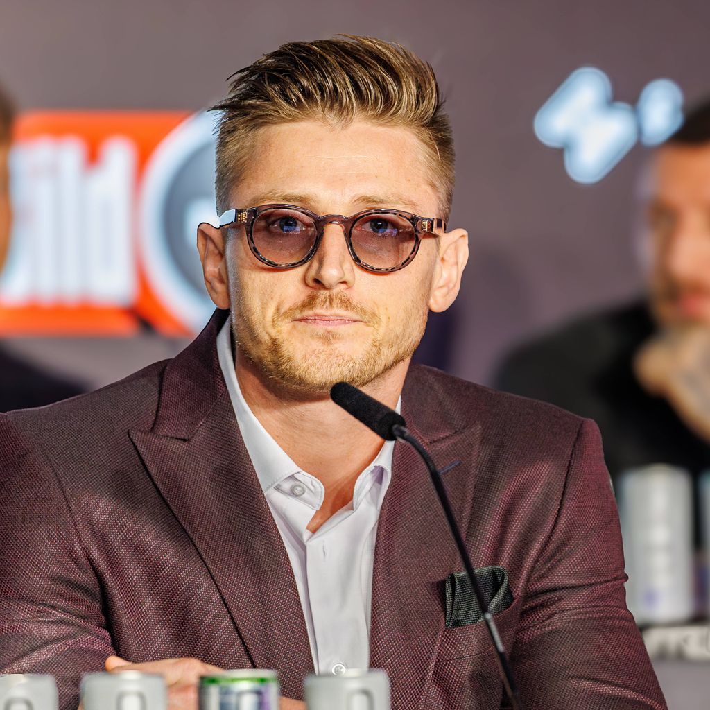 Tommy Pedroni bei der Pressekonferenz von Fame Fighting, 2025