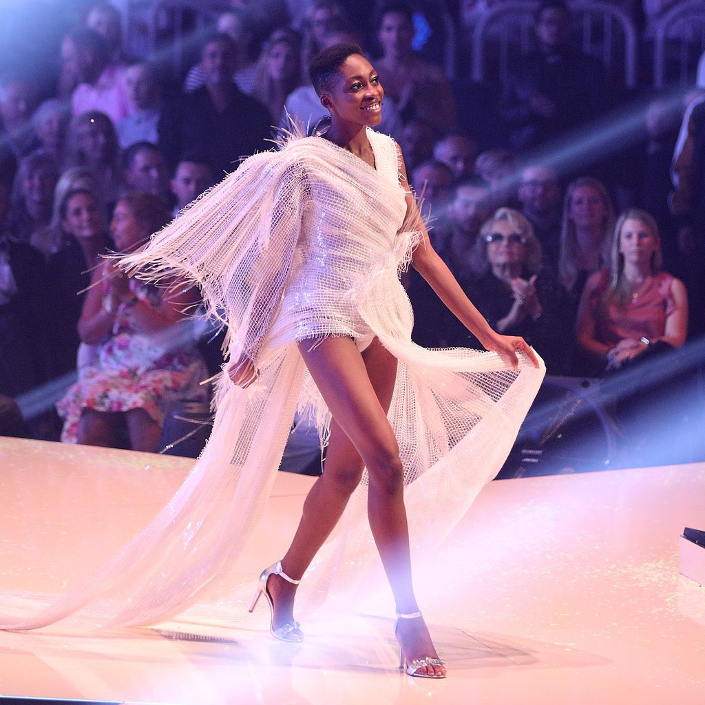 Toni während des GNTM-Finales 2018