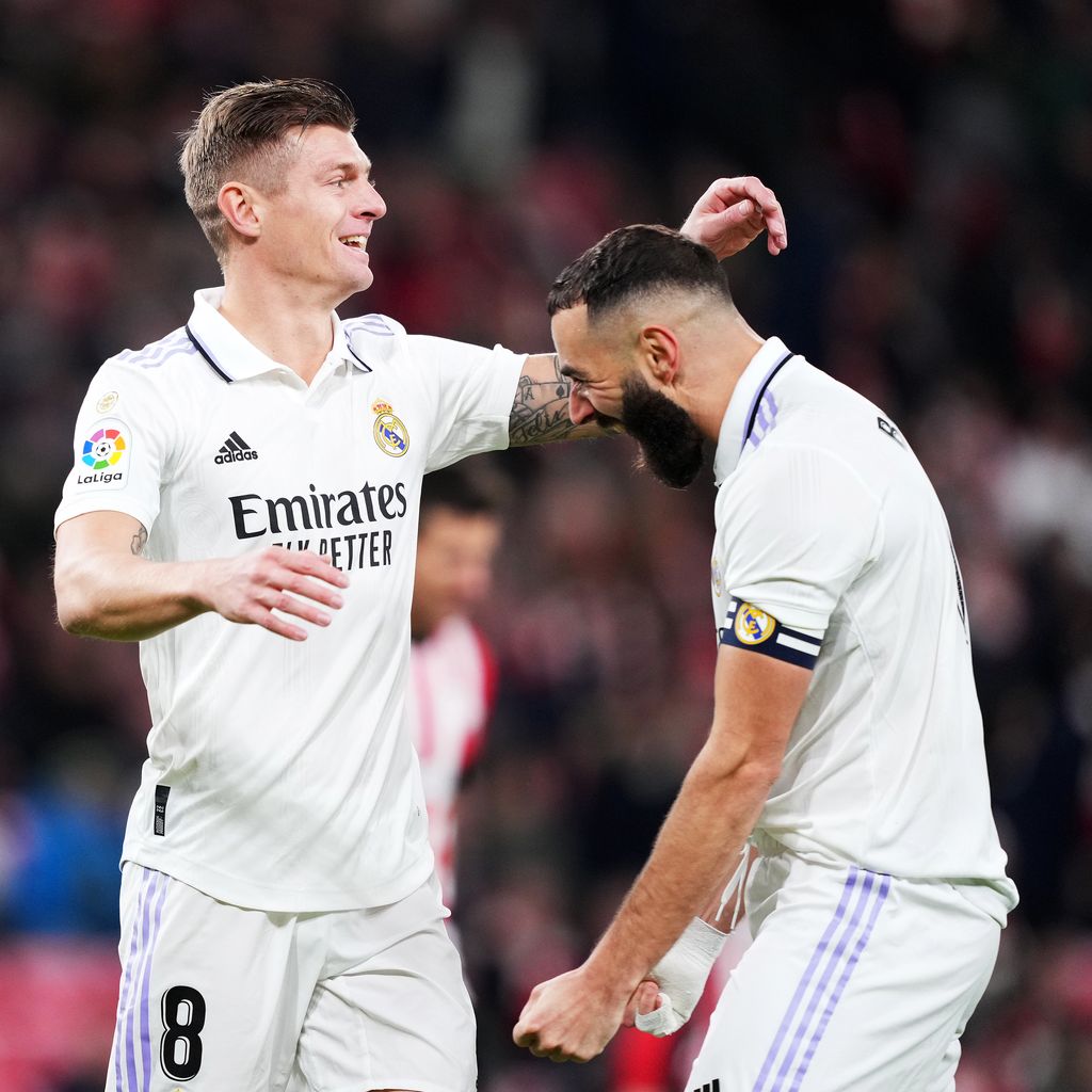 Toni Kroos und Karim Benzema, Januar 2023