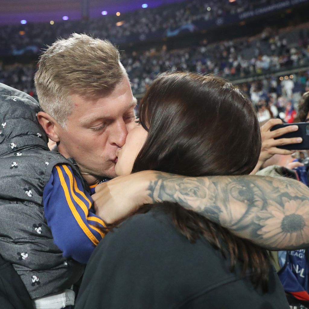Toni Kroos und seine Frau Jessy im Mai 2022